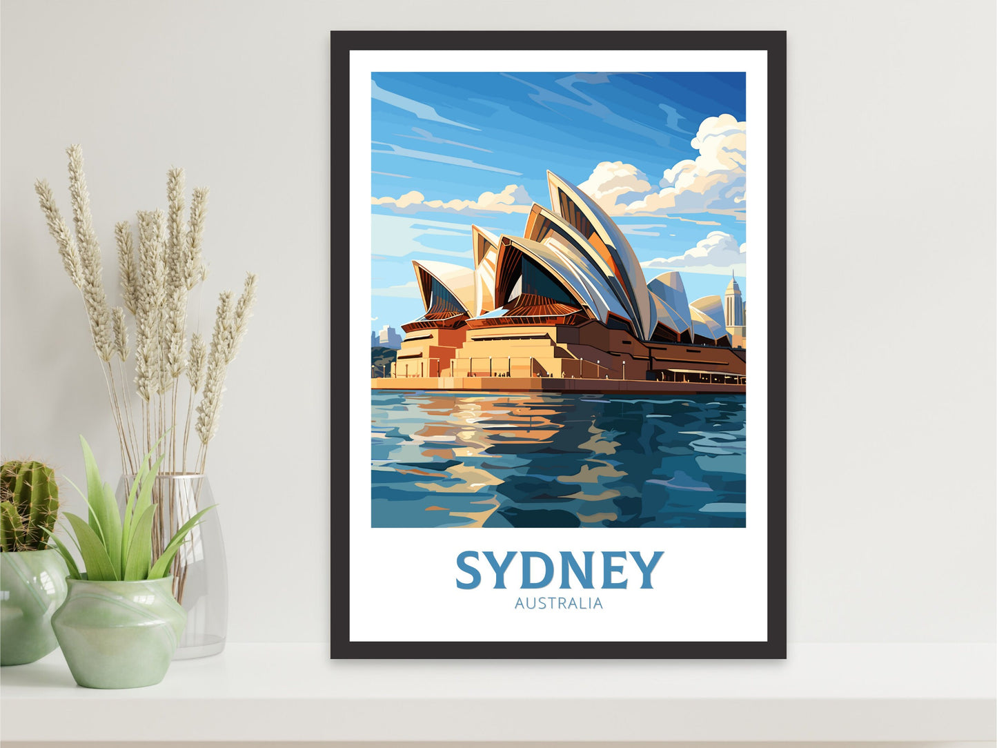 Sydney Poster | Sydney Illustration | Sydney Opera House | Australia Poster | Australia Wall Art | Australia Print | Sydney Print | ID 229