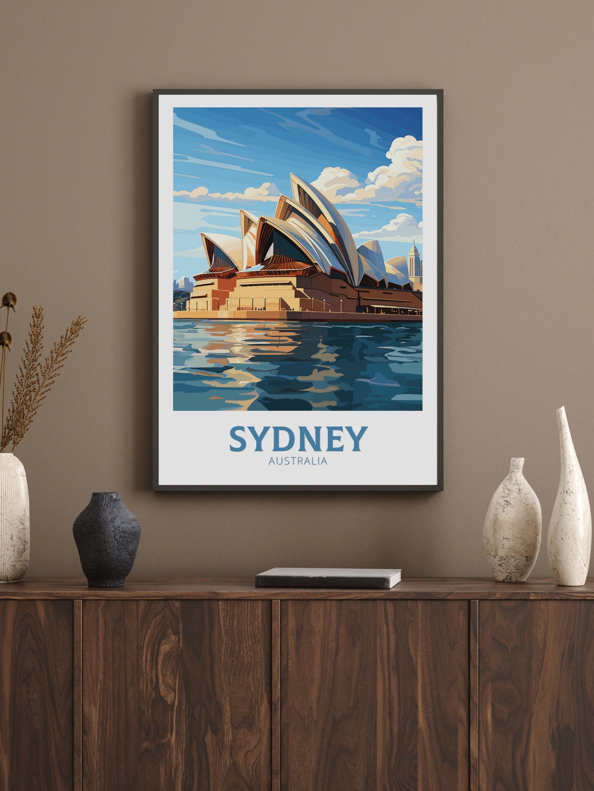 Sydney Poster | Sydney Illustration | Sydney Opera House | Australia Poster | Australia Wall Art | Australia Print | Sydney Print | ID 229