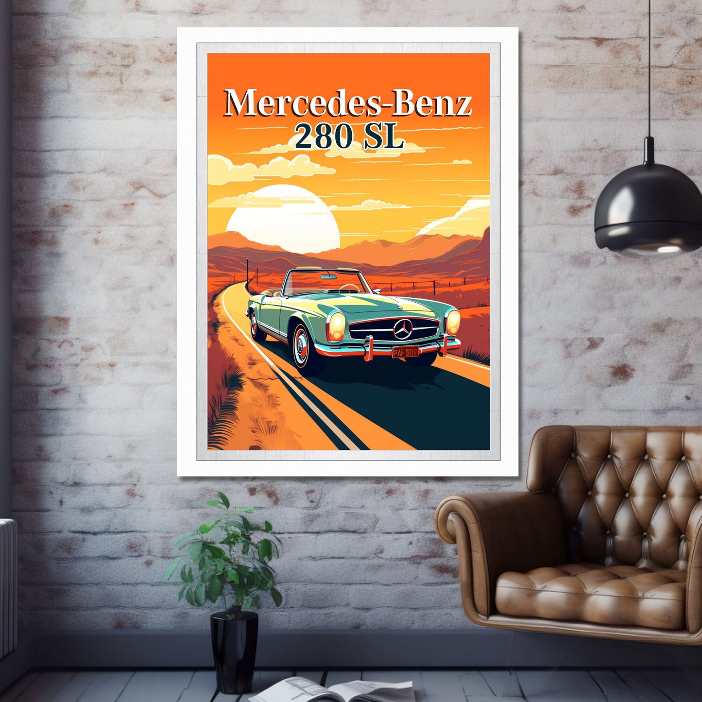 Mercedes-Benz 280SL Poster