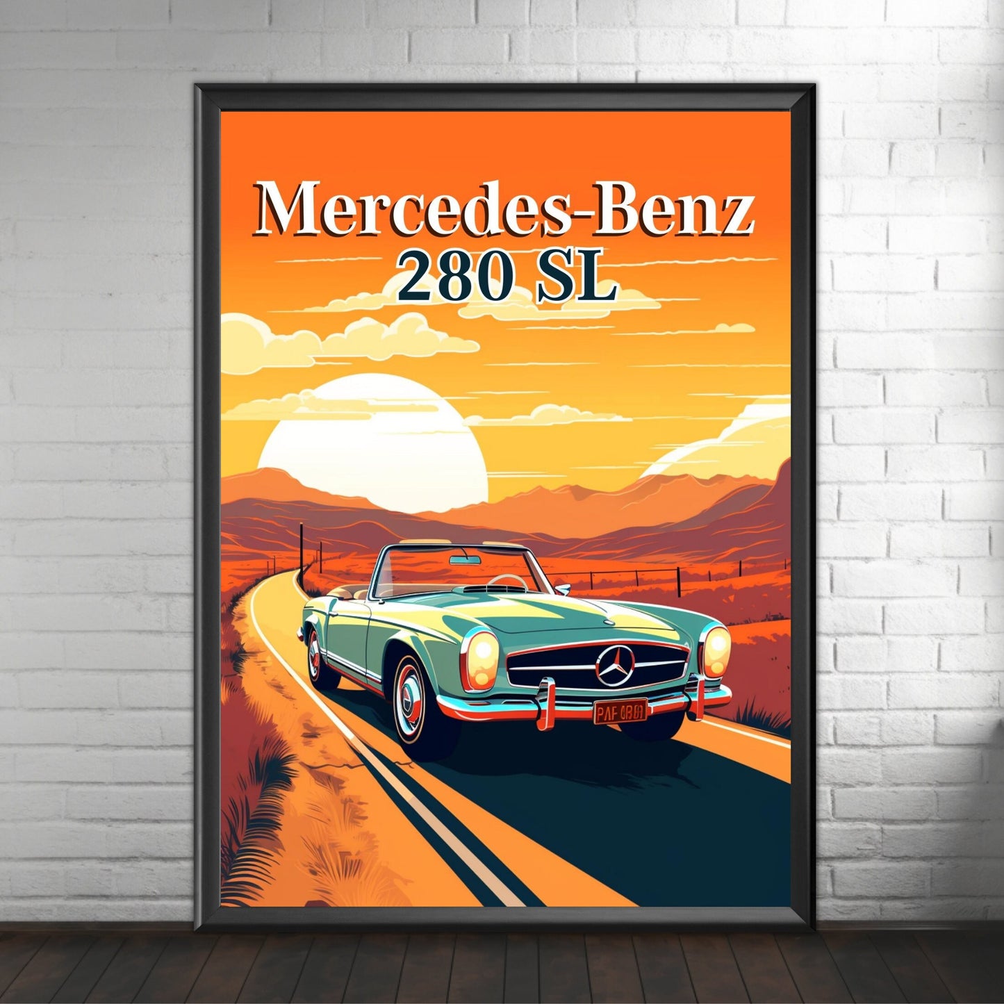 Mercedes-Benz 280SL Poster