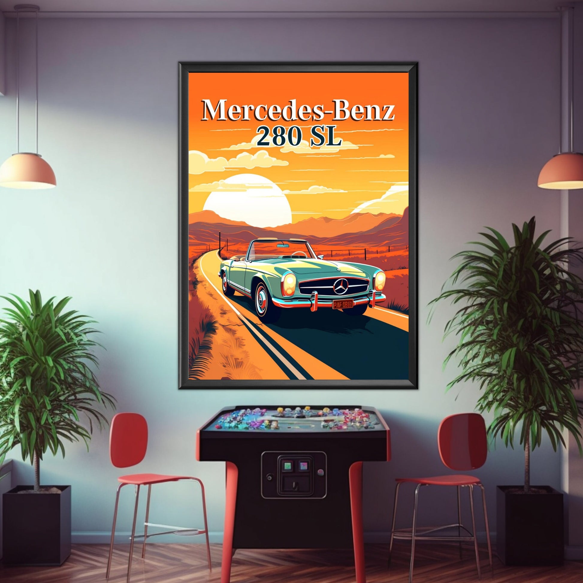 Mercedes-Benz 280SL Poster