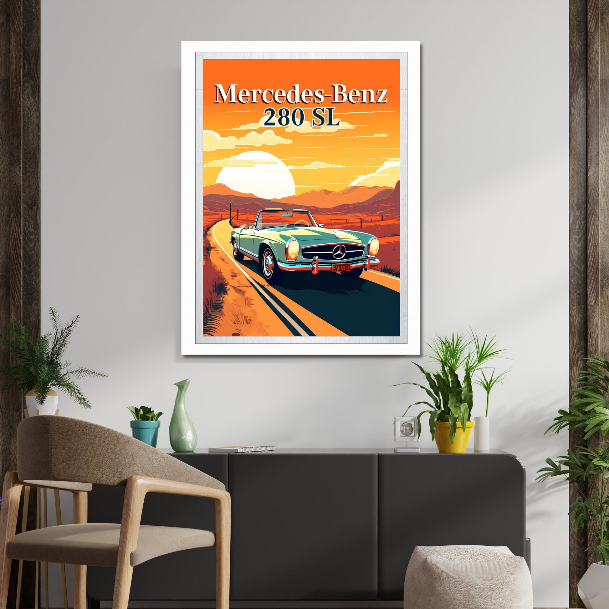 Mercedes-Benz 280SL Poster