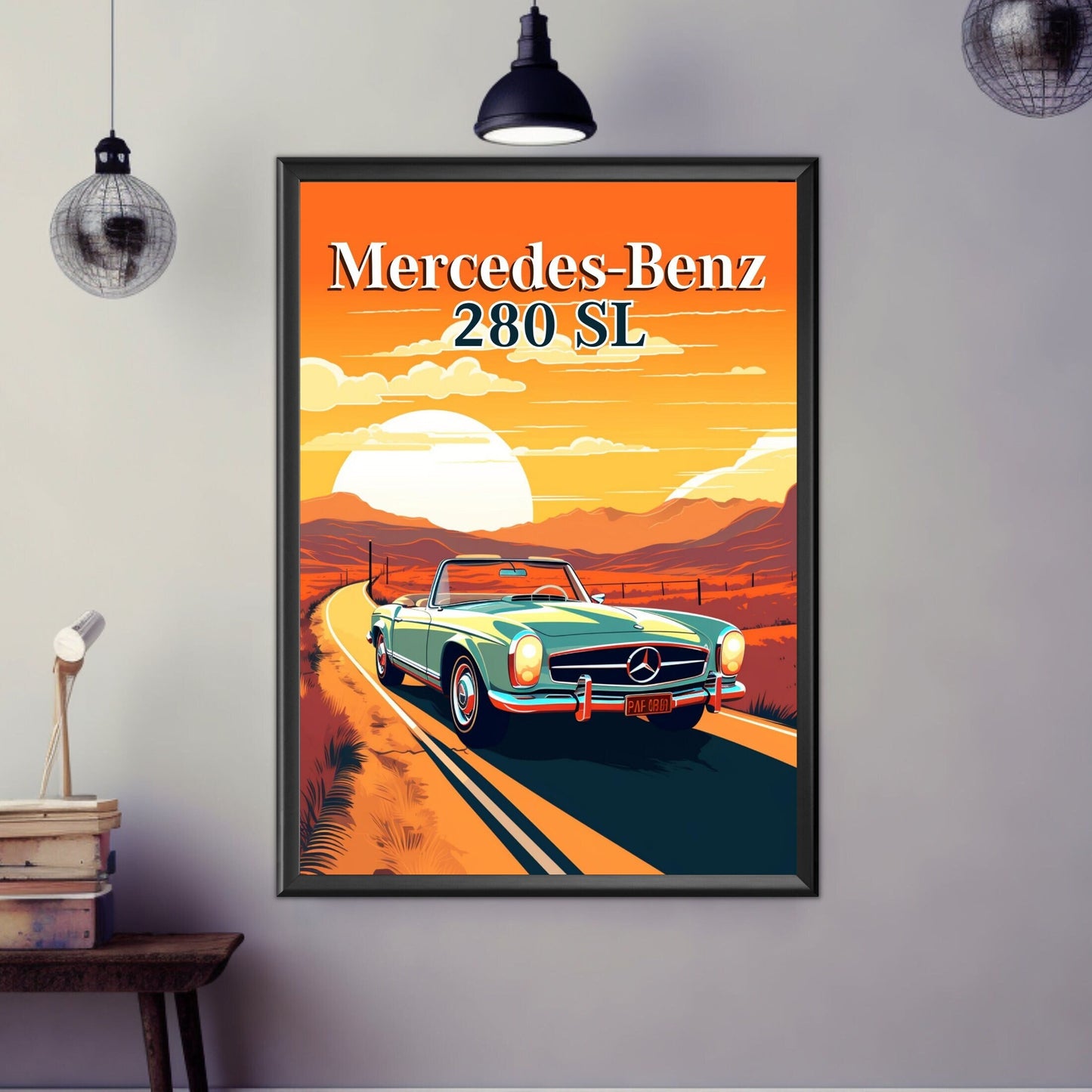 Mercedes-Benz 280SL Poster