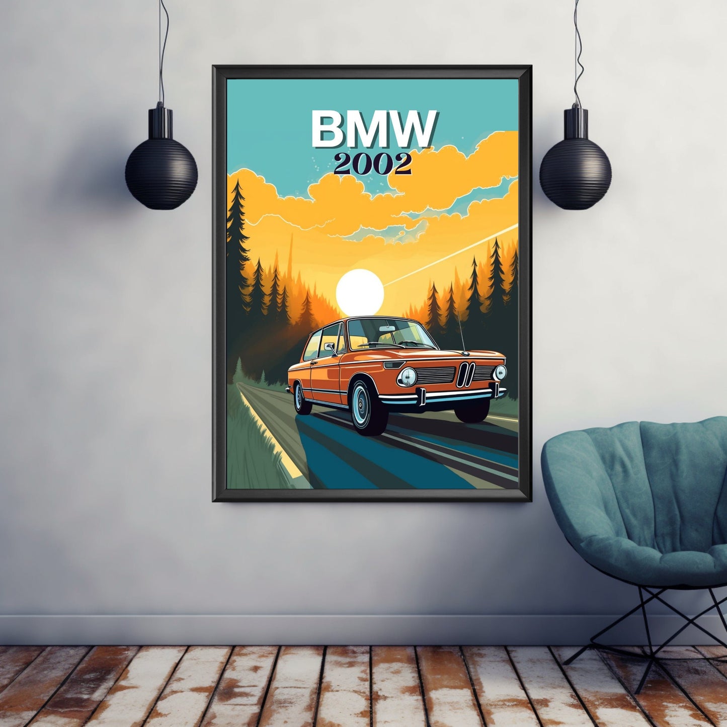 BMW 2002 Poster