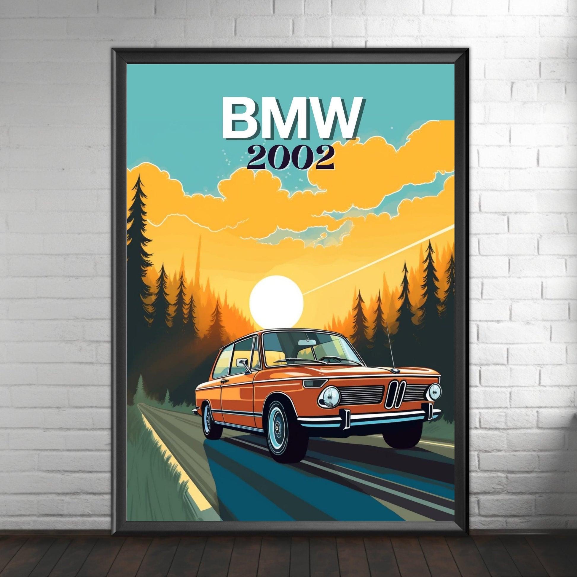 BMW 2002 Poster