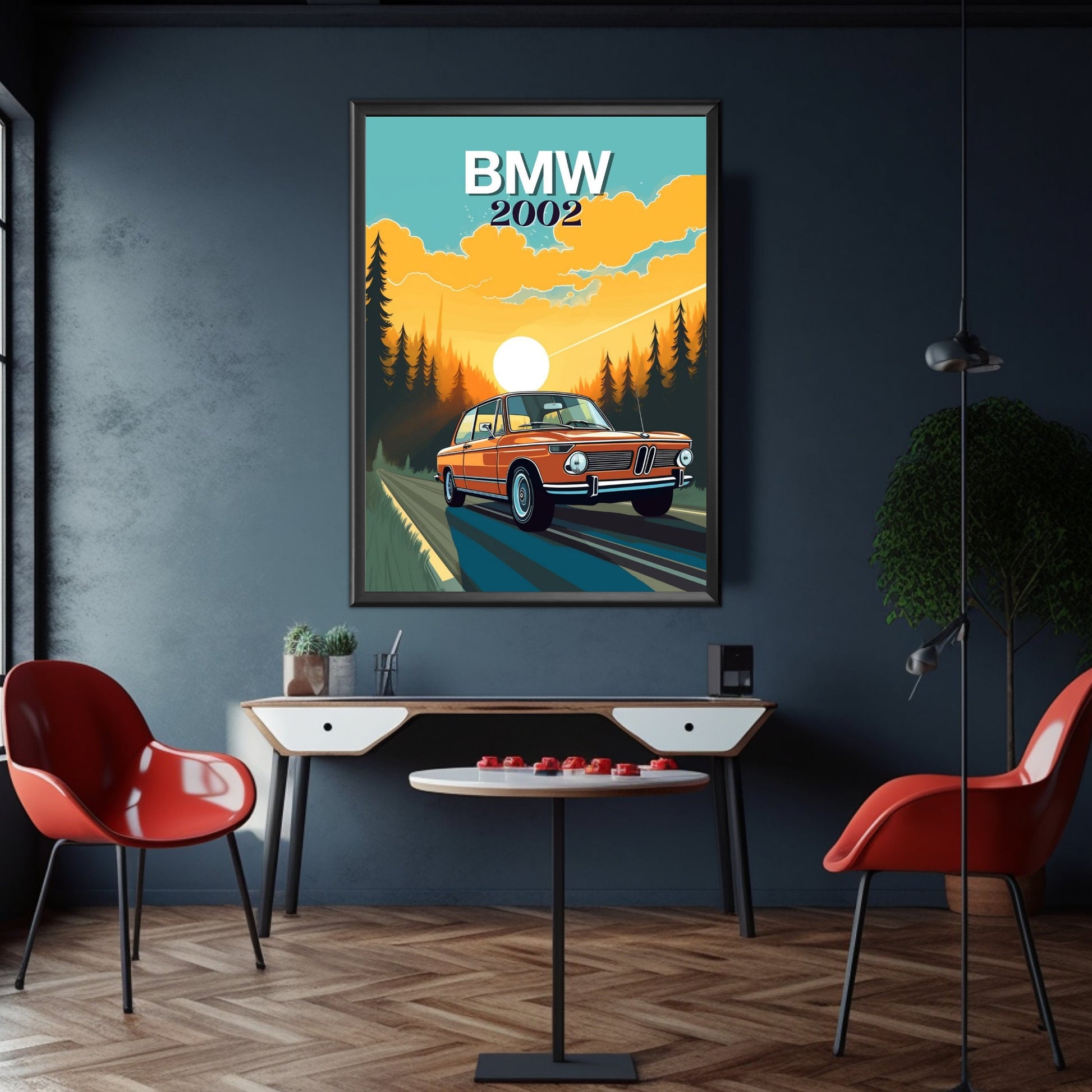 BMW 2002 Poster