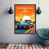 Porsche 911 Print, 1970s Car Print, Porsche 911 Poster, Supercar print, Vintage Car Print, Car Print, Car Poster, Car Art, Classic Car Print