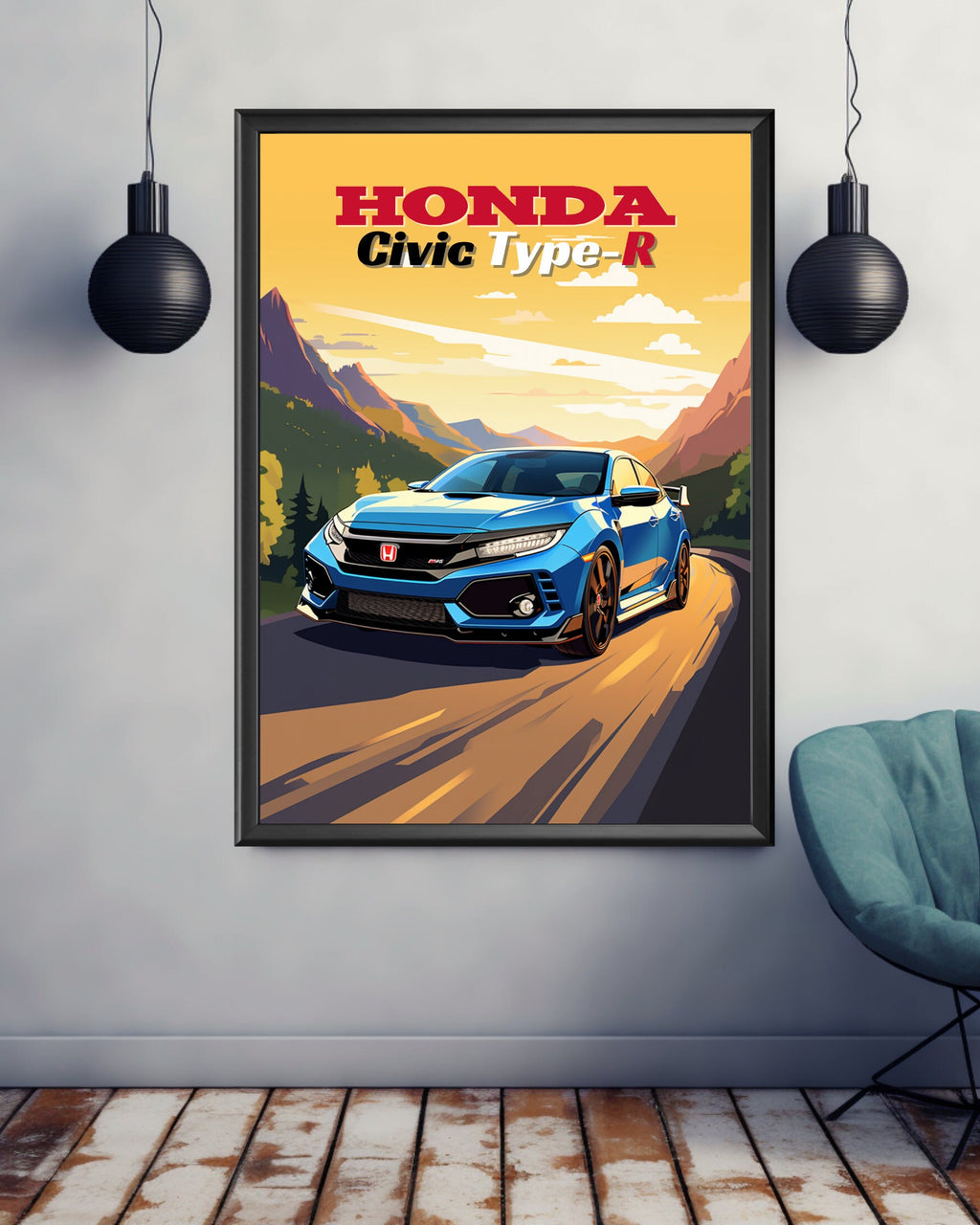 Honda Civic Type-R Print – Brighton Posters