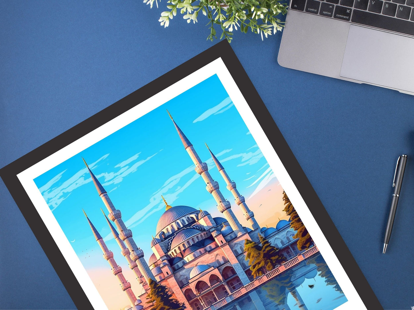 Istanbul Travel Poster | Istanbul Illustration | Istanbul Wall Art | Turkey Poster | Istanbul Home Decor | Istanbul Print | ID 458