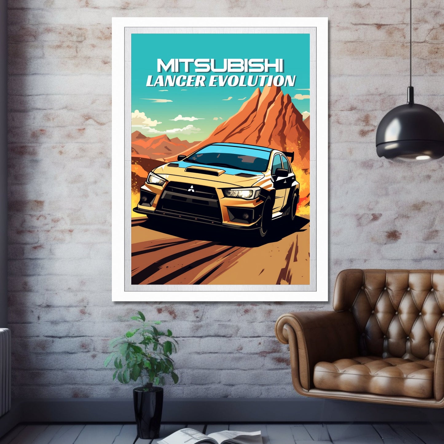 1990s Mitsubishi Lancer Evolution Poster