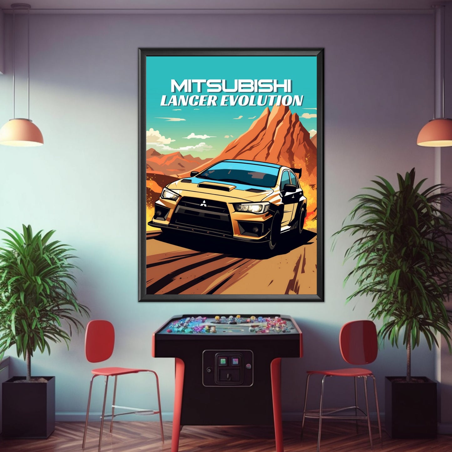 1990s Mitsubishi Lancer Evolution Poster