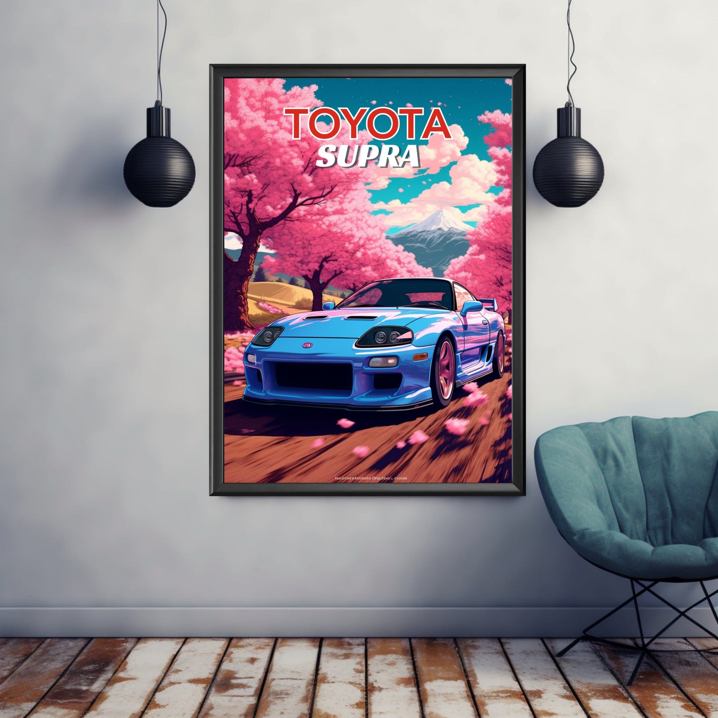 Toyota Supra Print, 1990s