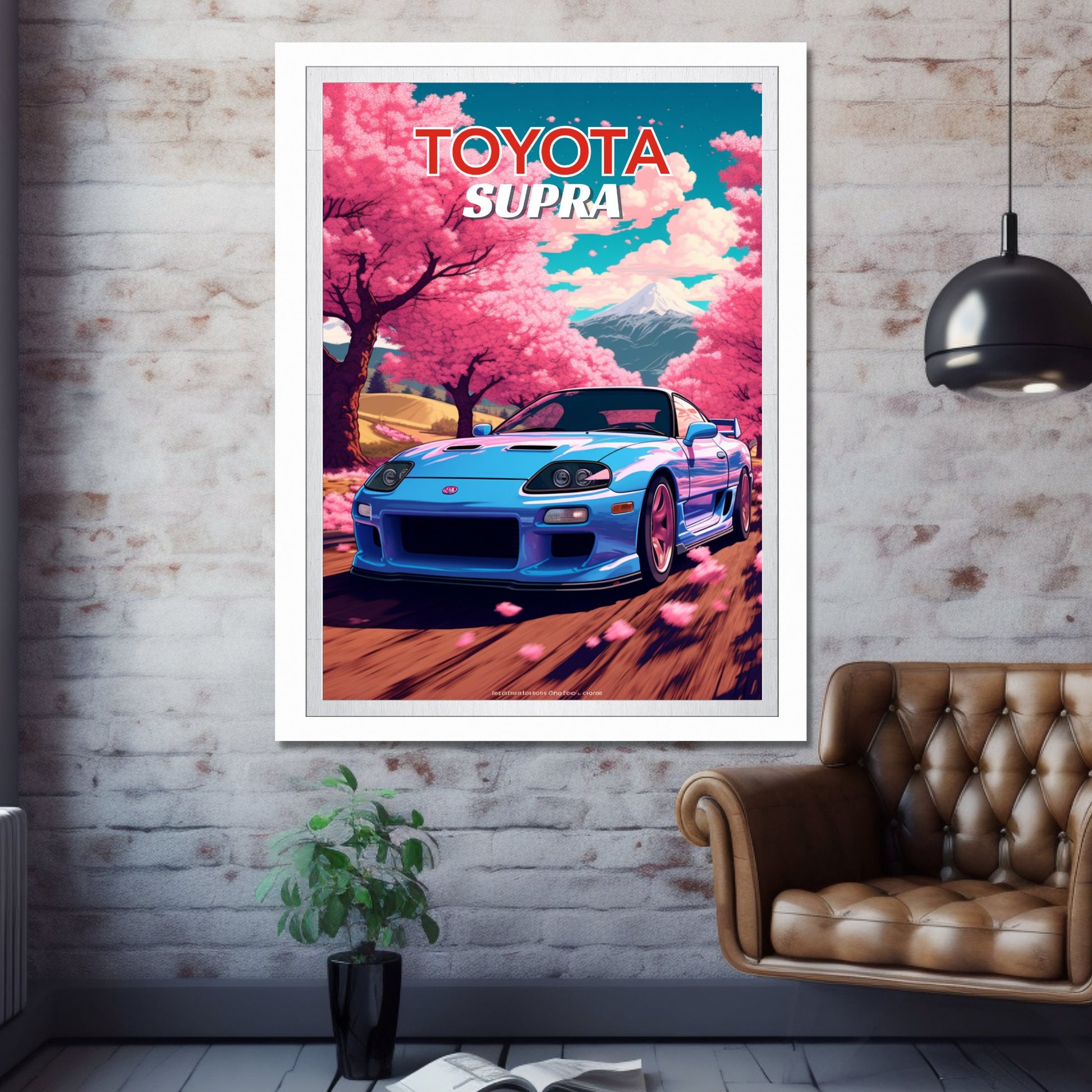 Toyota Supra Print, 1990s