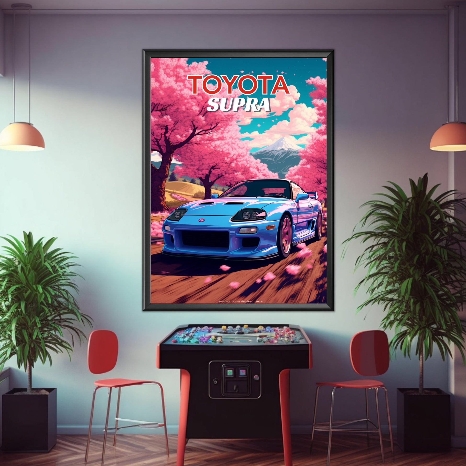 Toyota Supra Print, 1990s