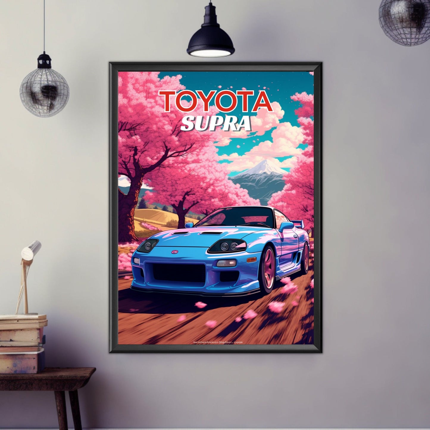 Toyota Supra Print, 1990s