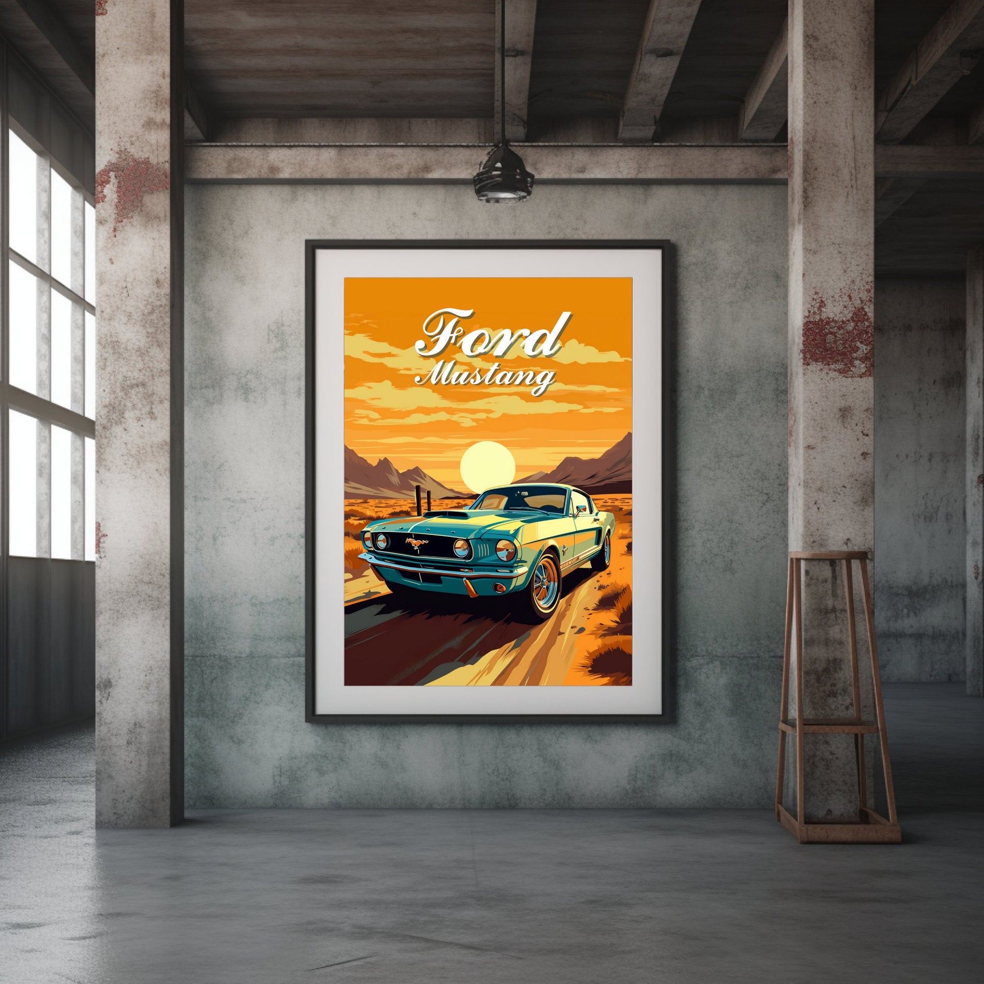 Ford Mustang Print