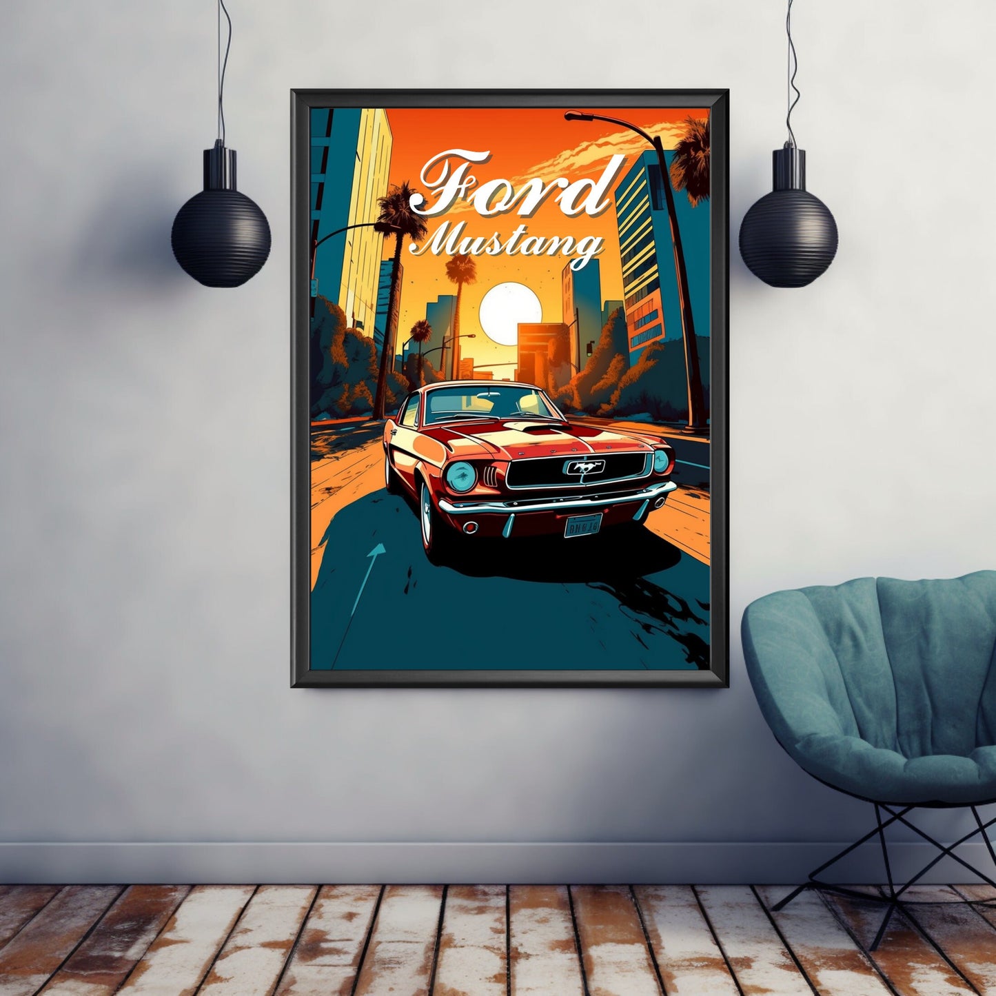 Ford Mustang Poster