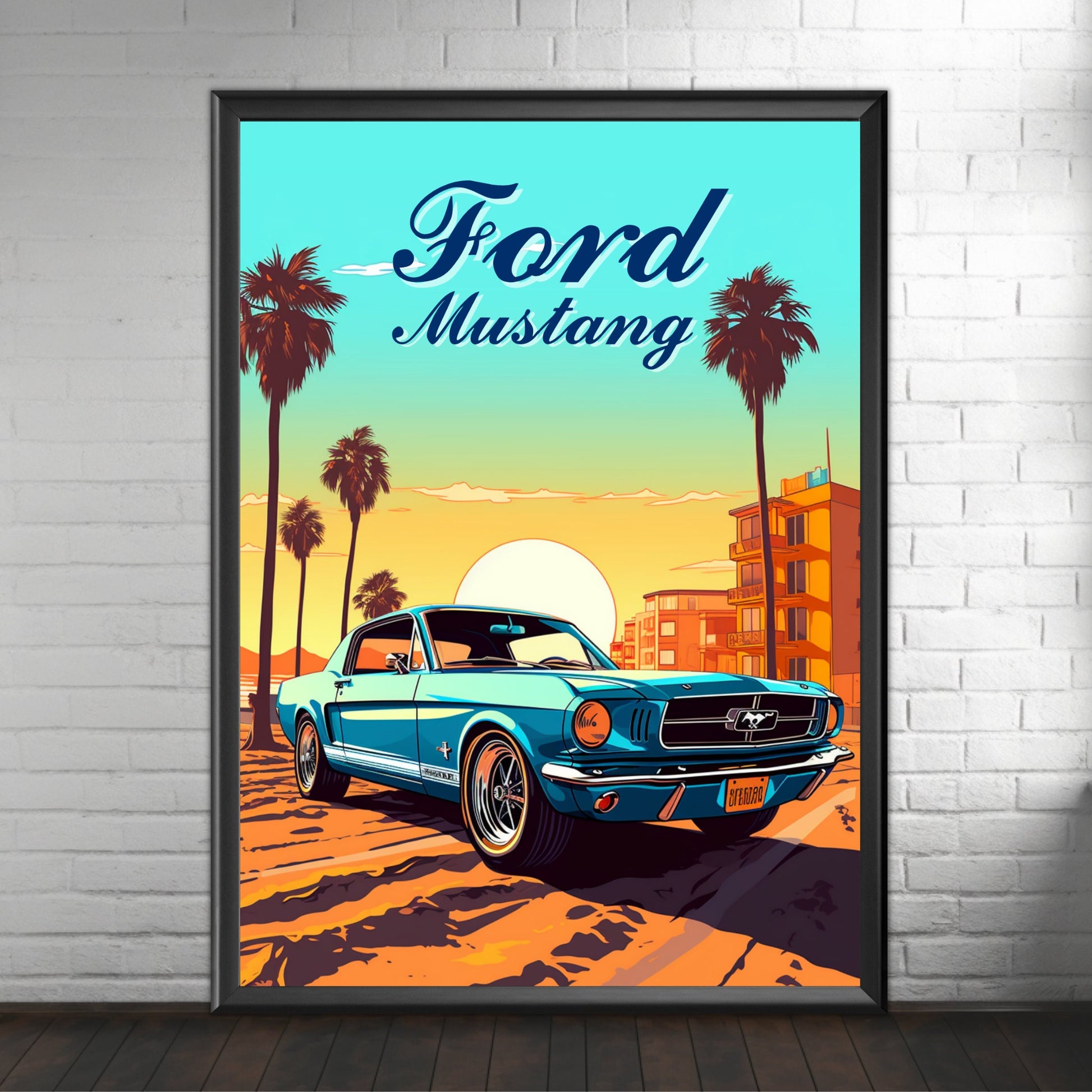 Ford Mustang Poster