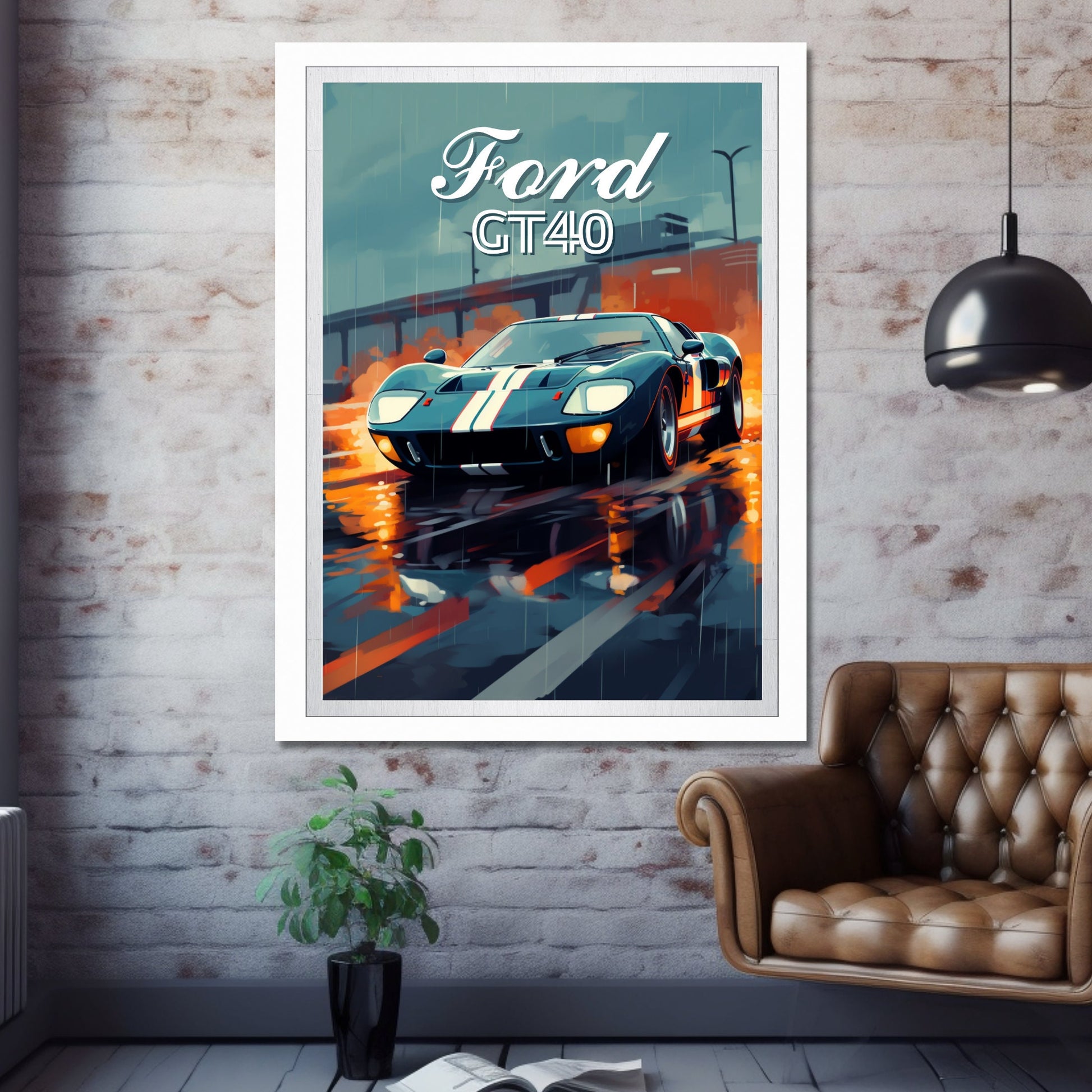 Ford GT40 Poster