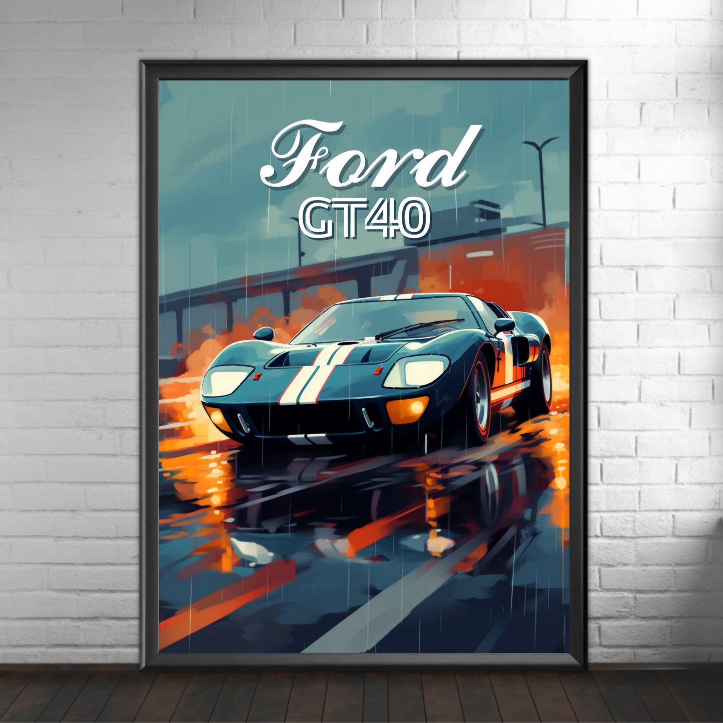 Ford GT40 Poster