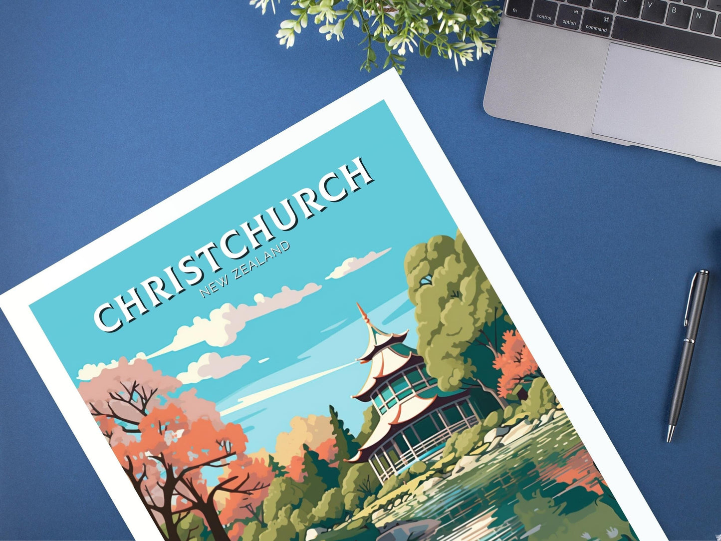 Christchurch Print | Christchurch Poster | Christchurch Poster | New Zealand Poster | Christchurch Print | ID 473