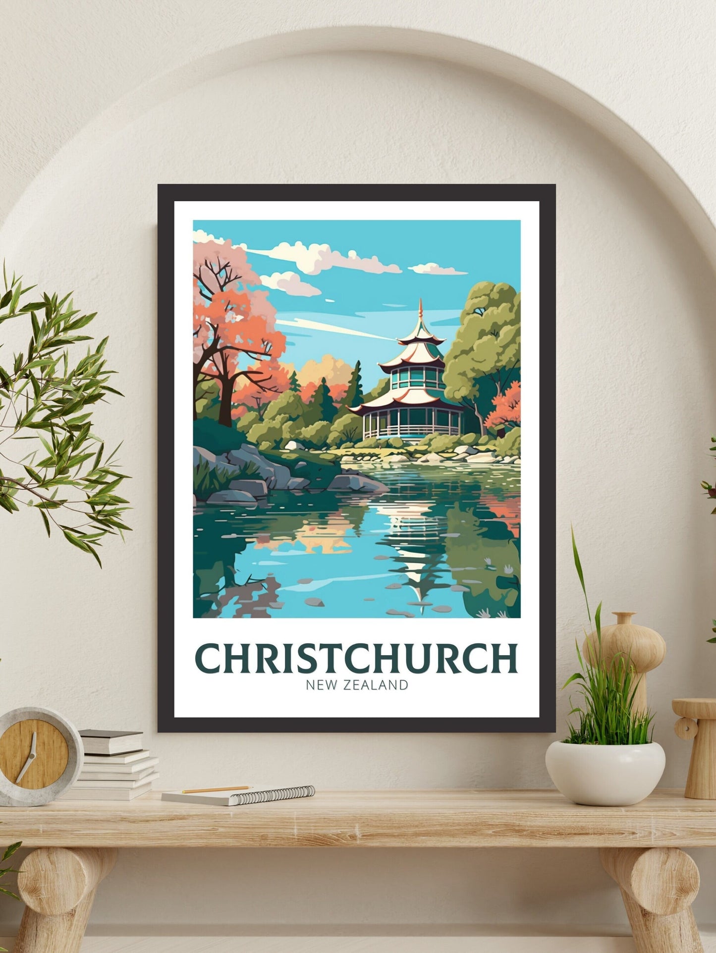 Christchurch Print | Christchurch Poster | Christchurch Poster | New Zealand Poster | Christchurch Print | ID 474