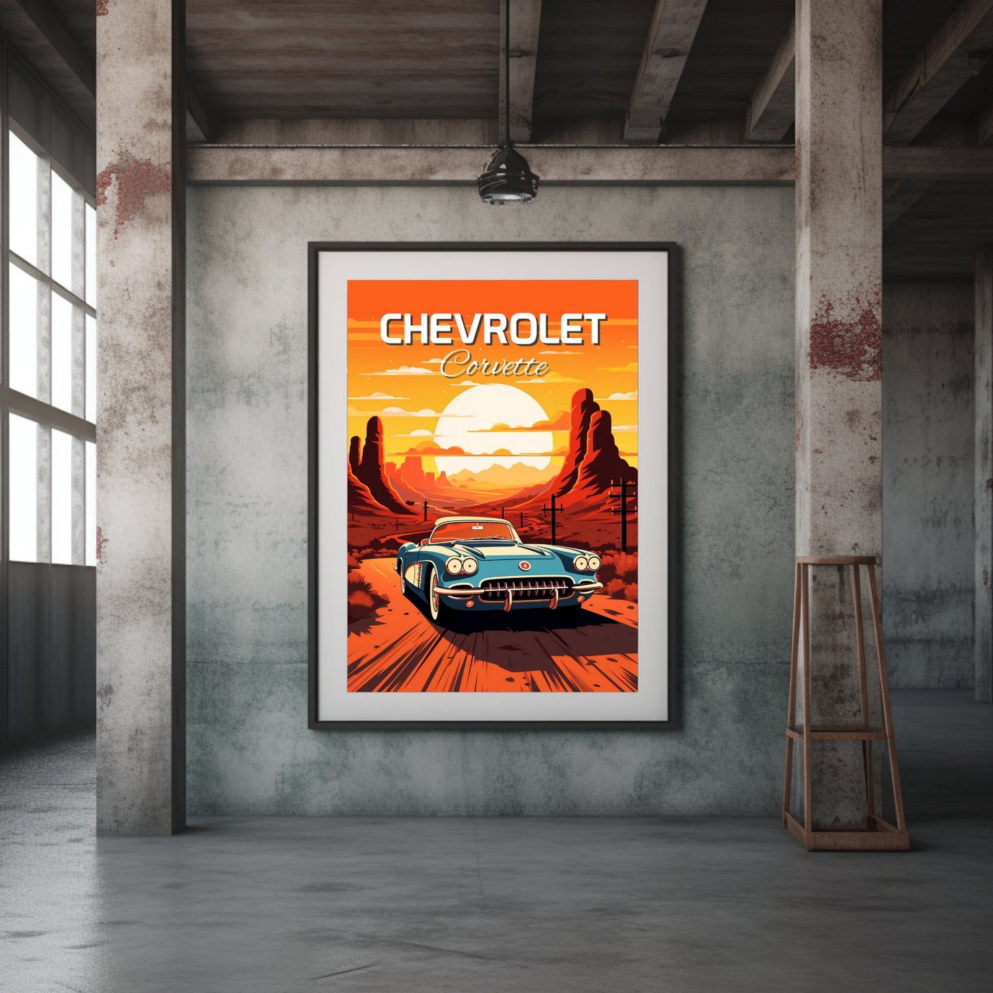 Chevrolet Corvette C1 Print