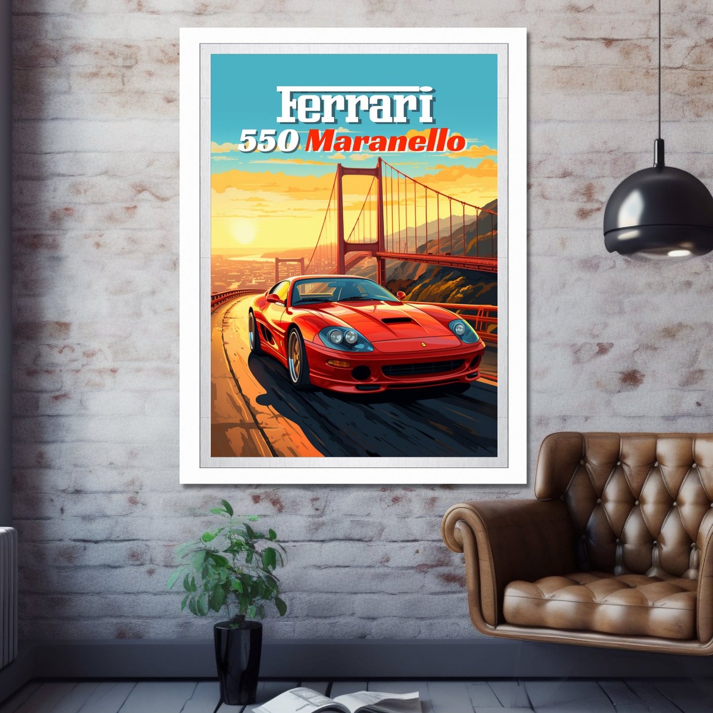 Ferrari 550 Maranello Poster