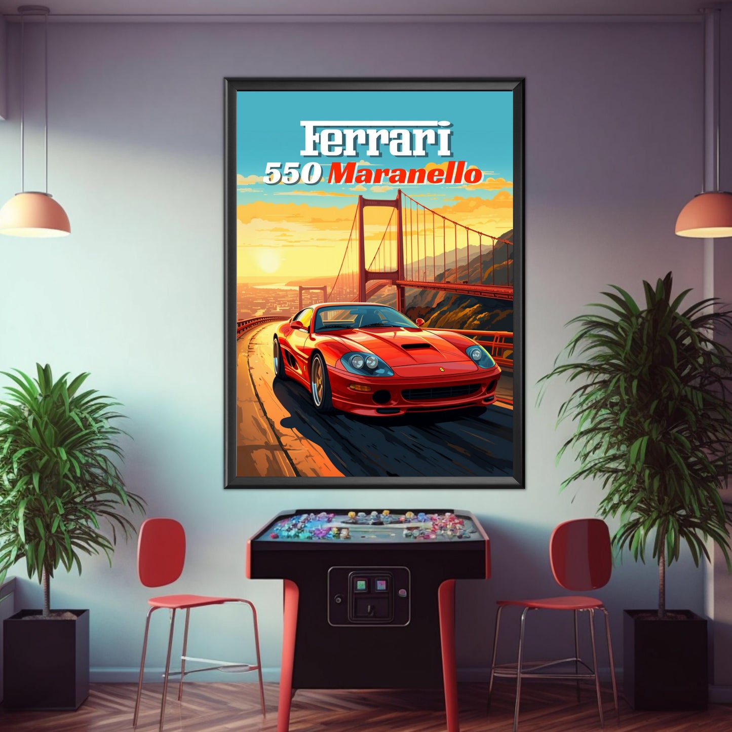 Ferrari 550 Maranello Poster