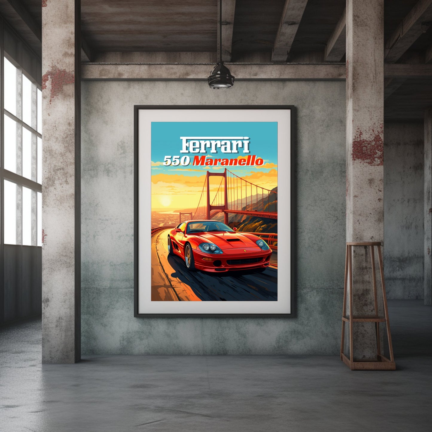 Ferrari 550 Maranello Poster