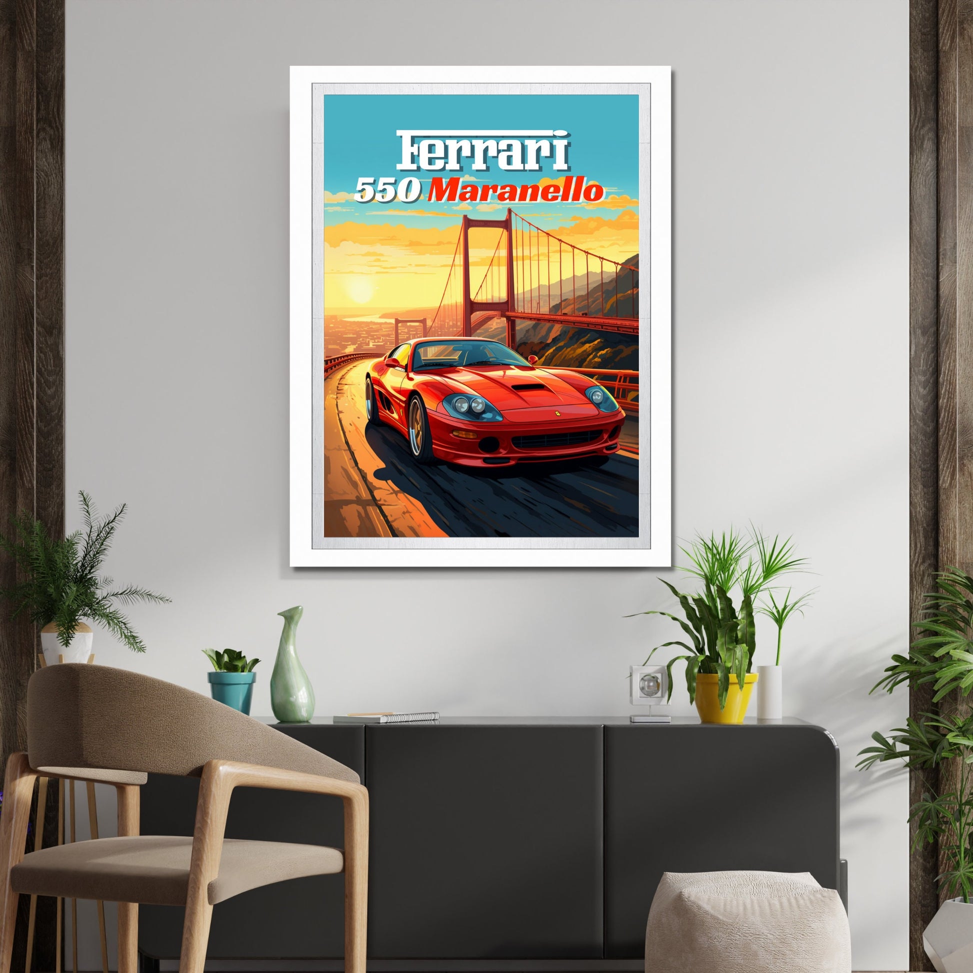 Ferrari 550 Maranello Poster