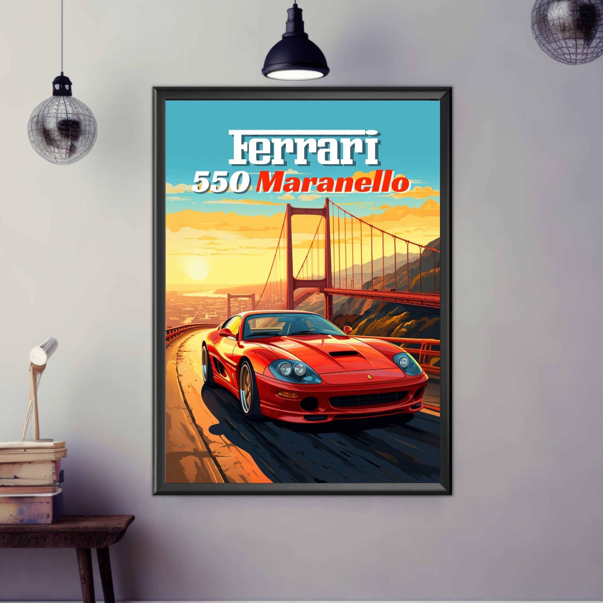 Ferrari 550 Maranello Poster