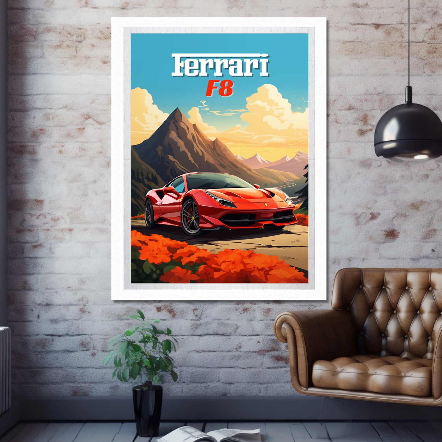 Ferrari F8 Print