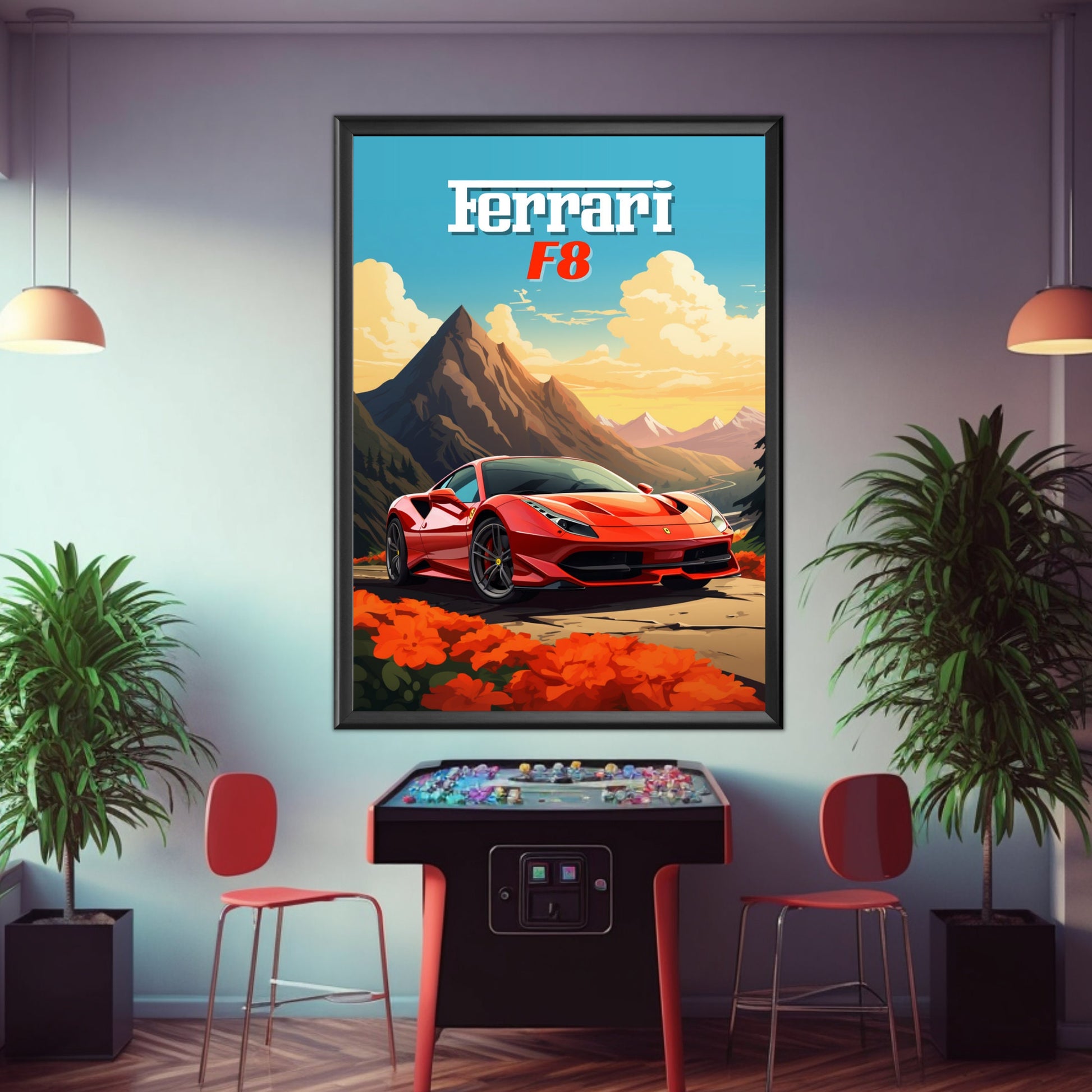 Ferrari F8 Print