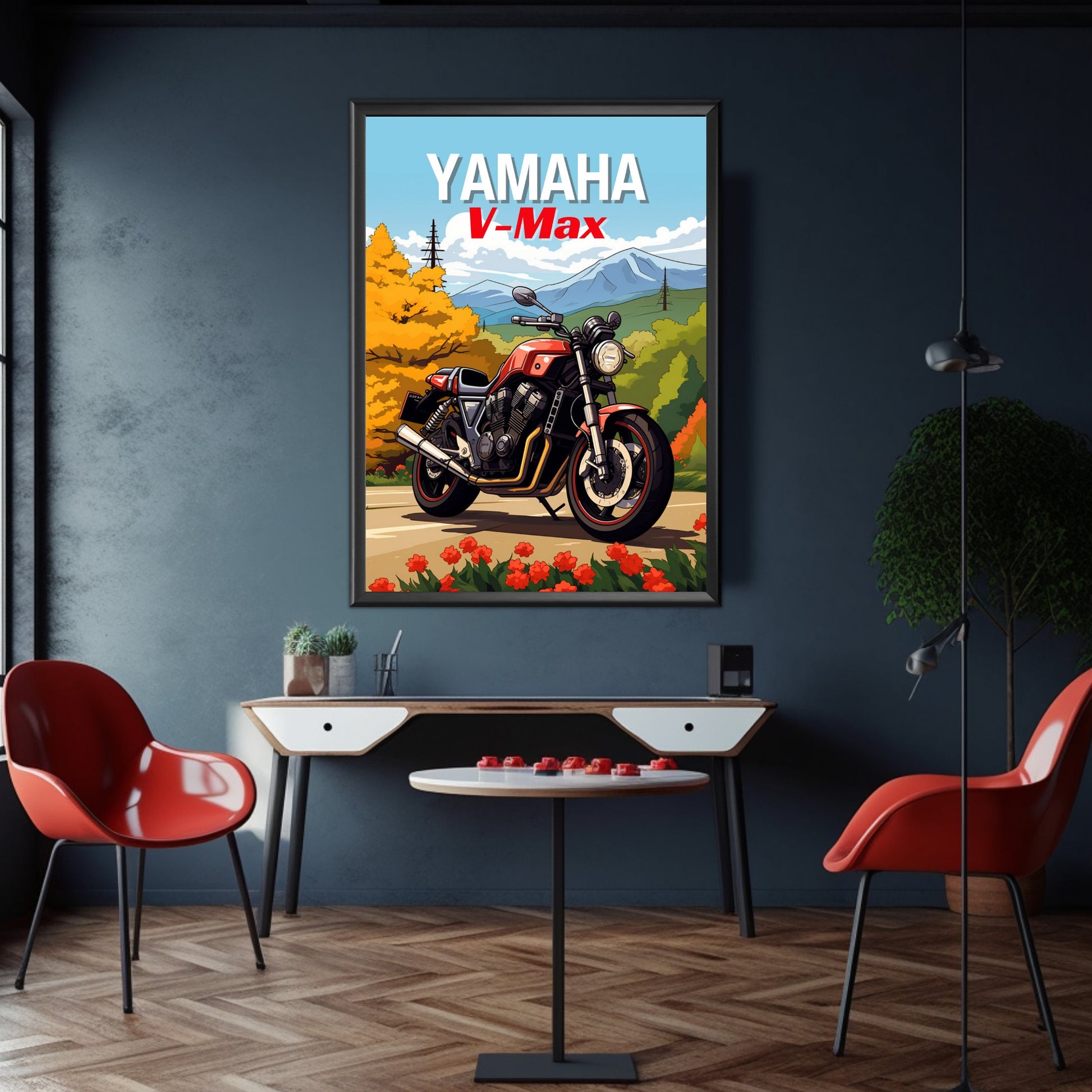 Yamaha Vmax Print