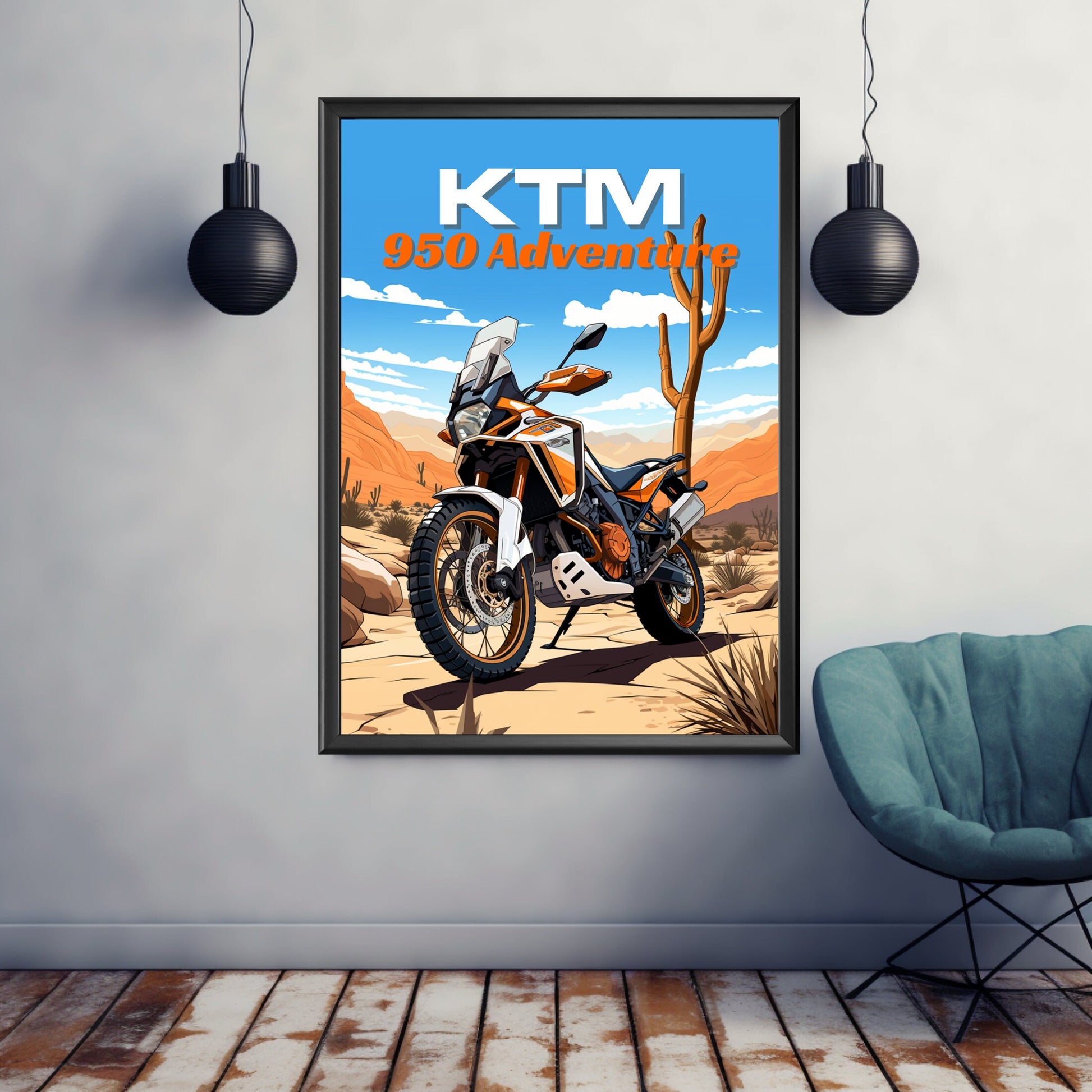 KTM 950 Adventure Print