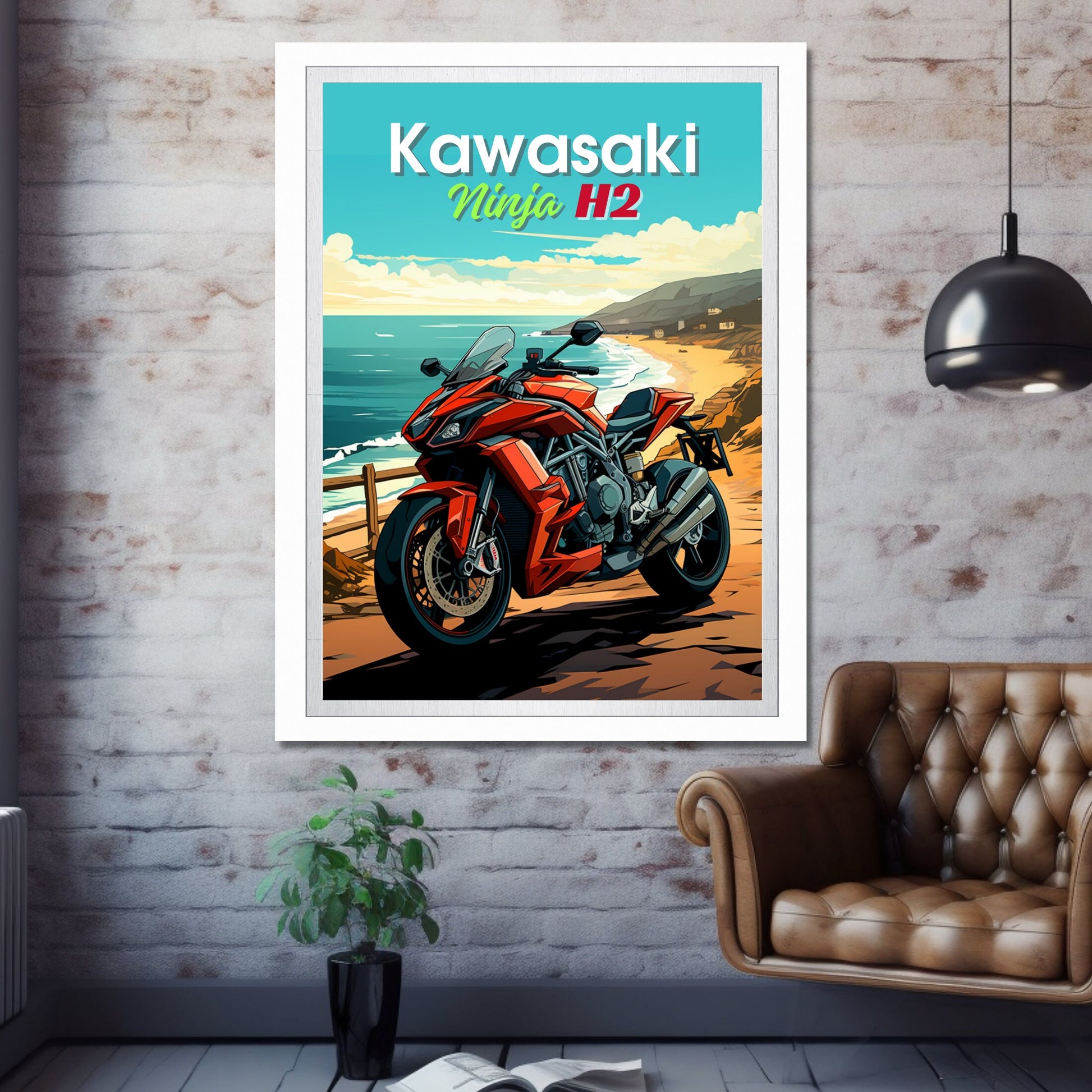 Kawasaki Ninja H2 Print