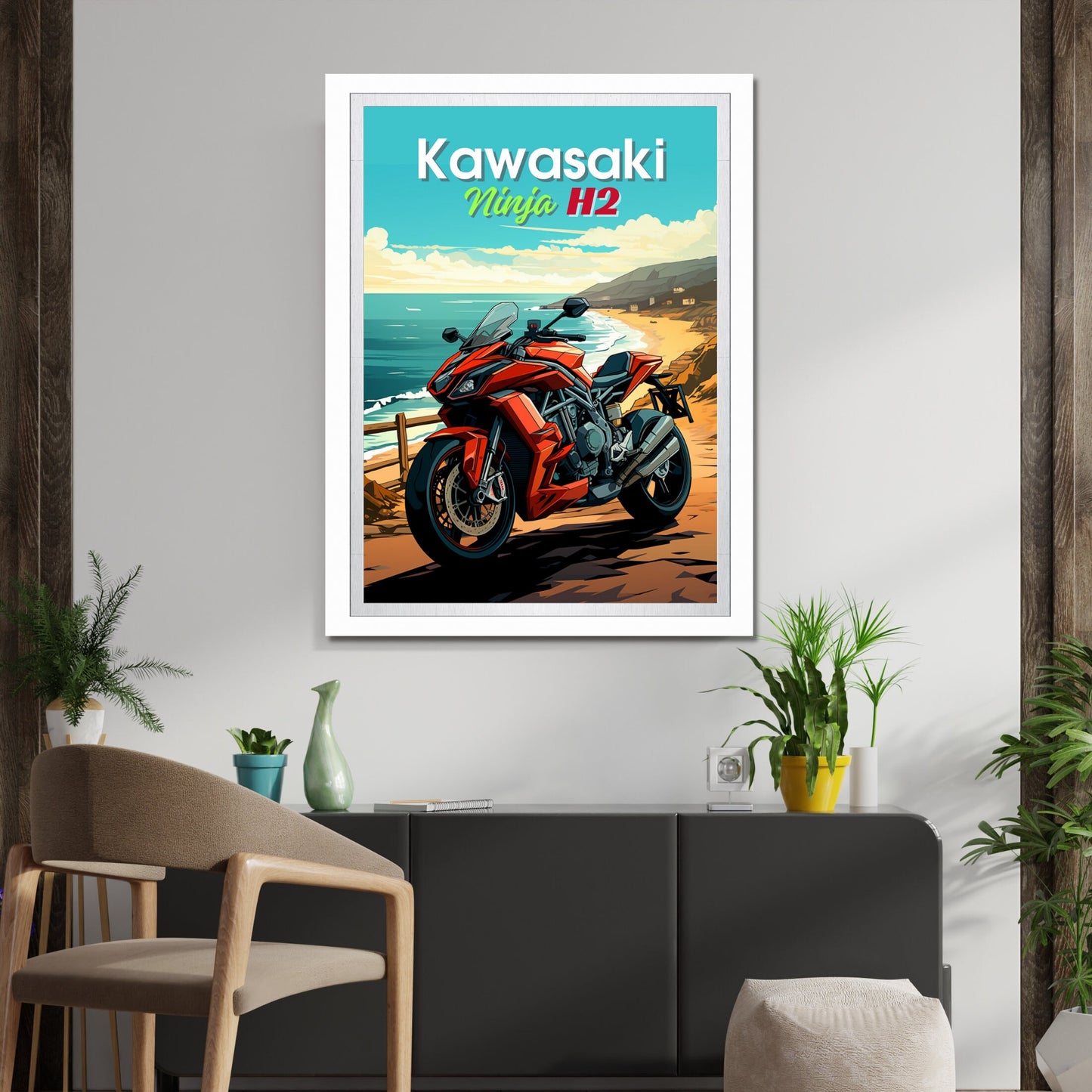 Kawasaki Ninja H2 Print