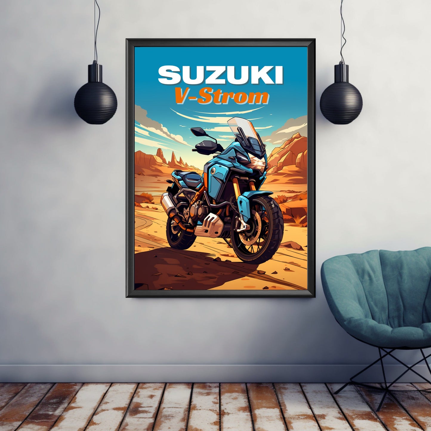 Suzuki V-Strom Print