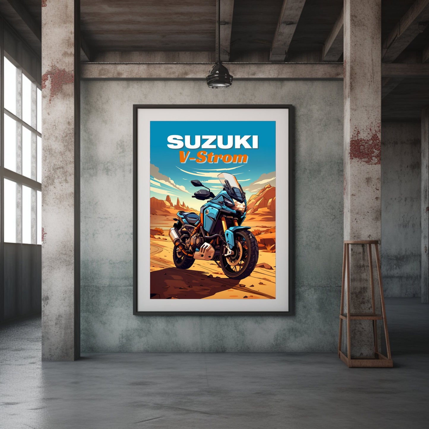 Suzuki V-Strom Print