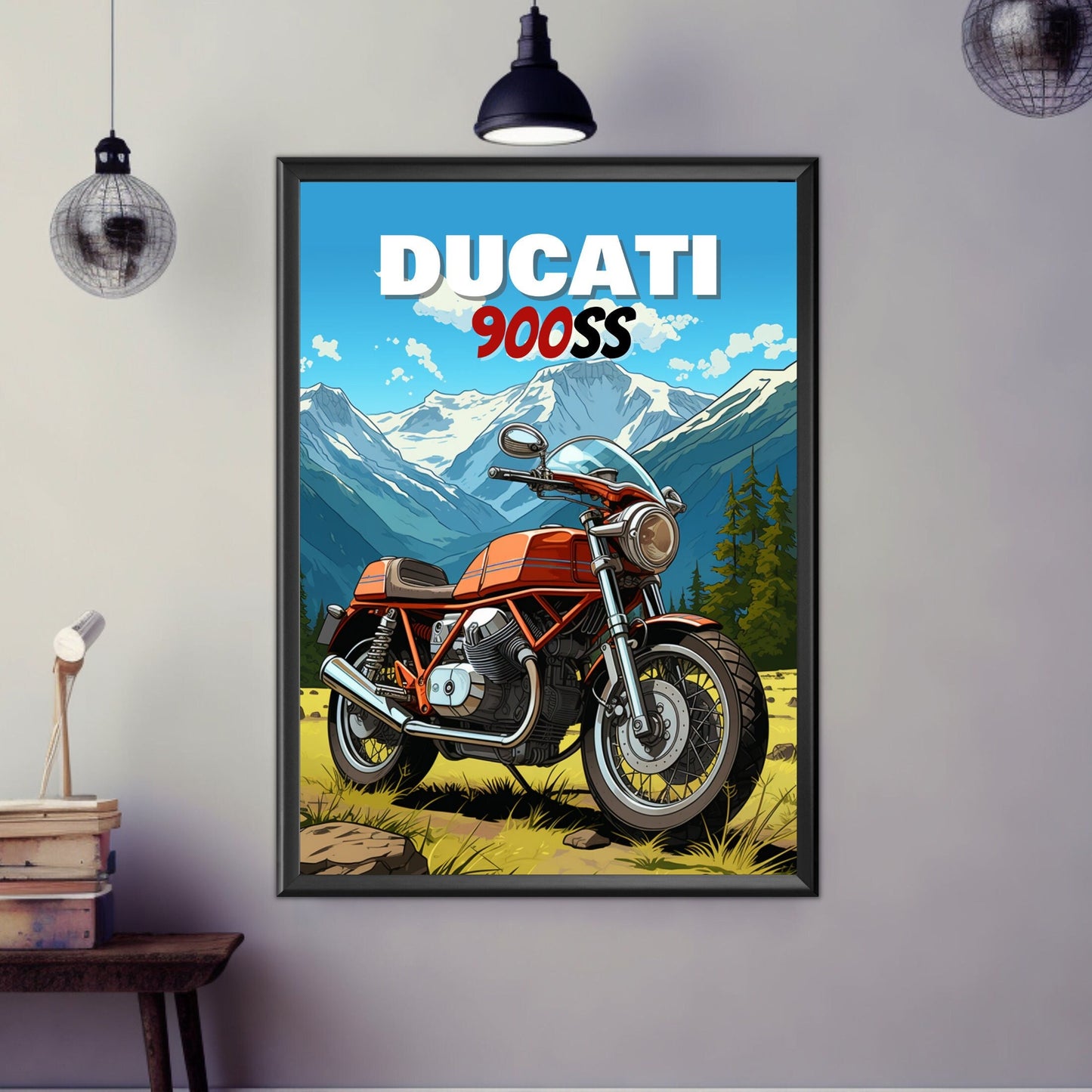 Ducati 900SS Print