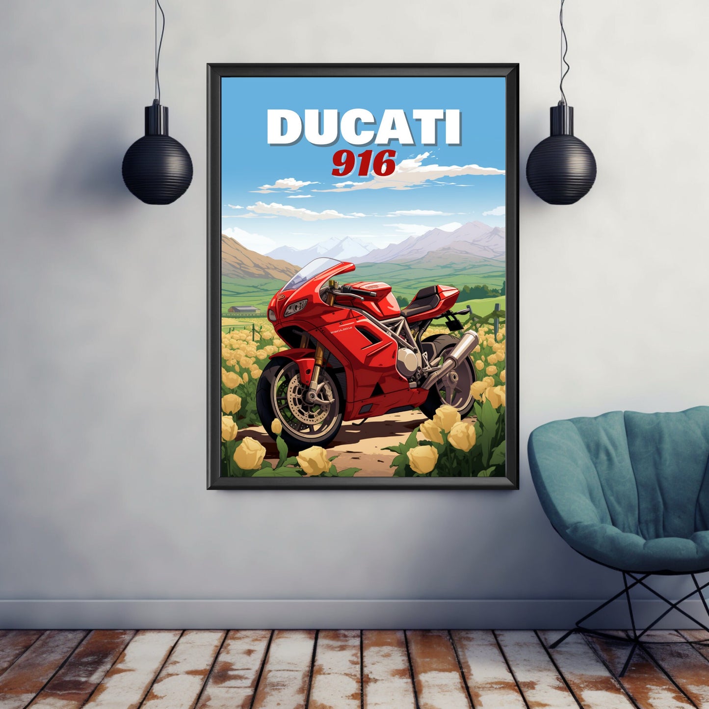 Ducati 916 Print