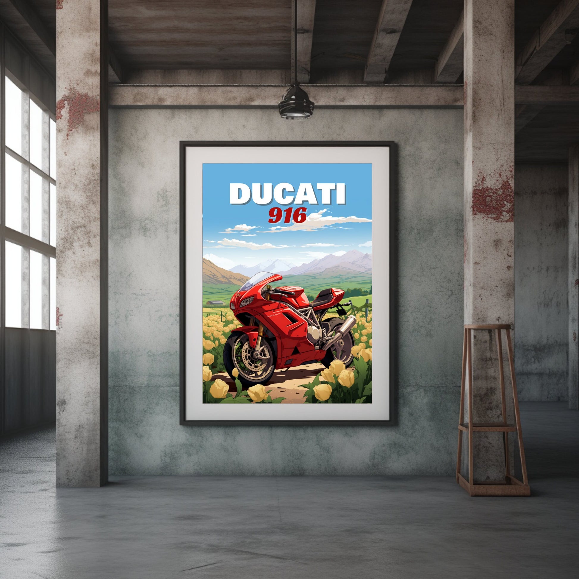 Ducati 916 Print