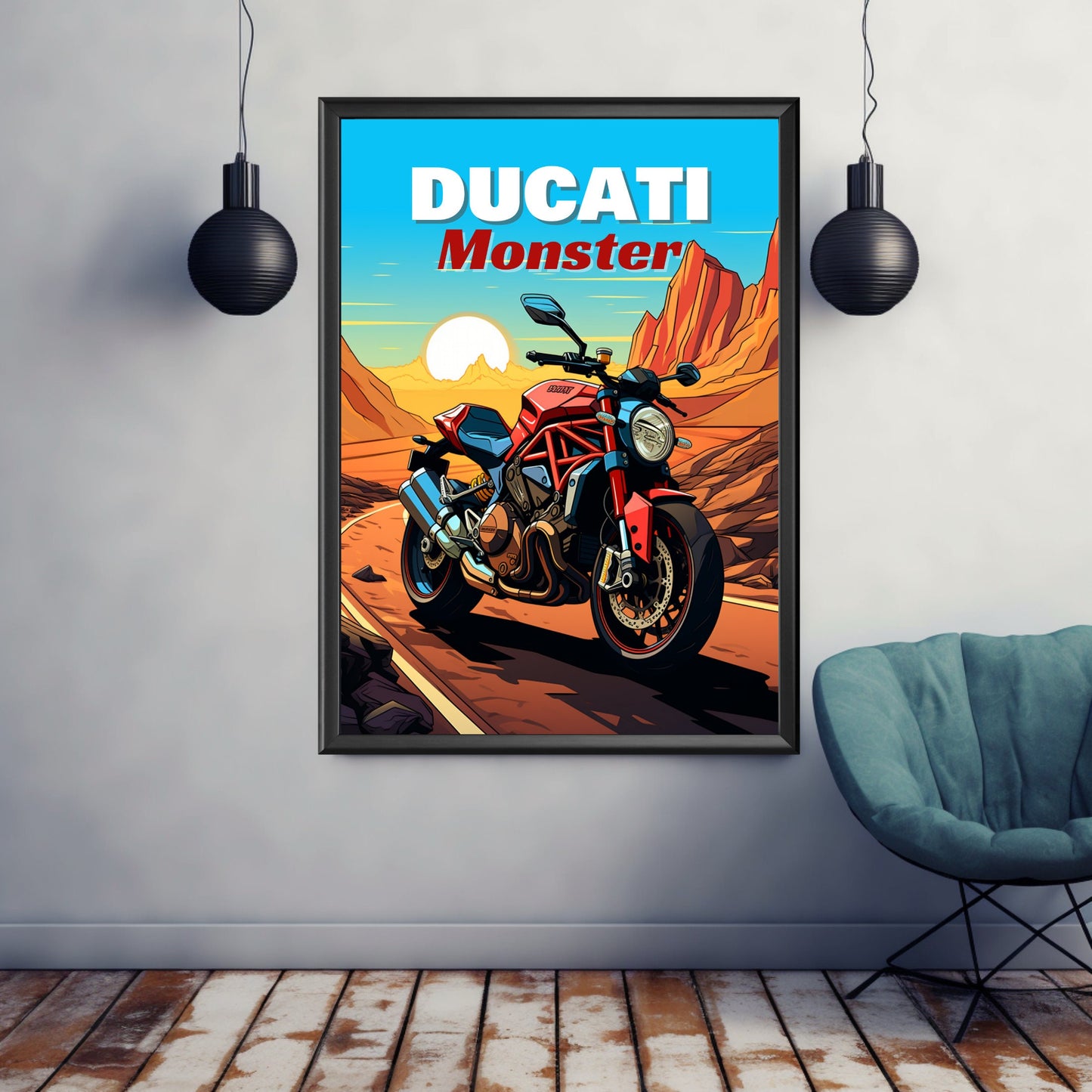 Ducati Monster Print