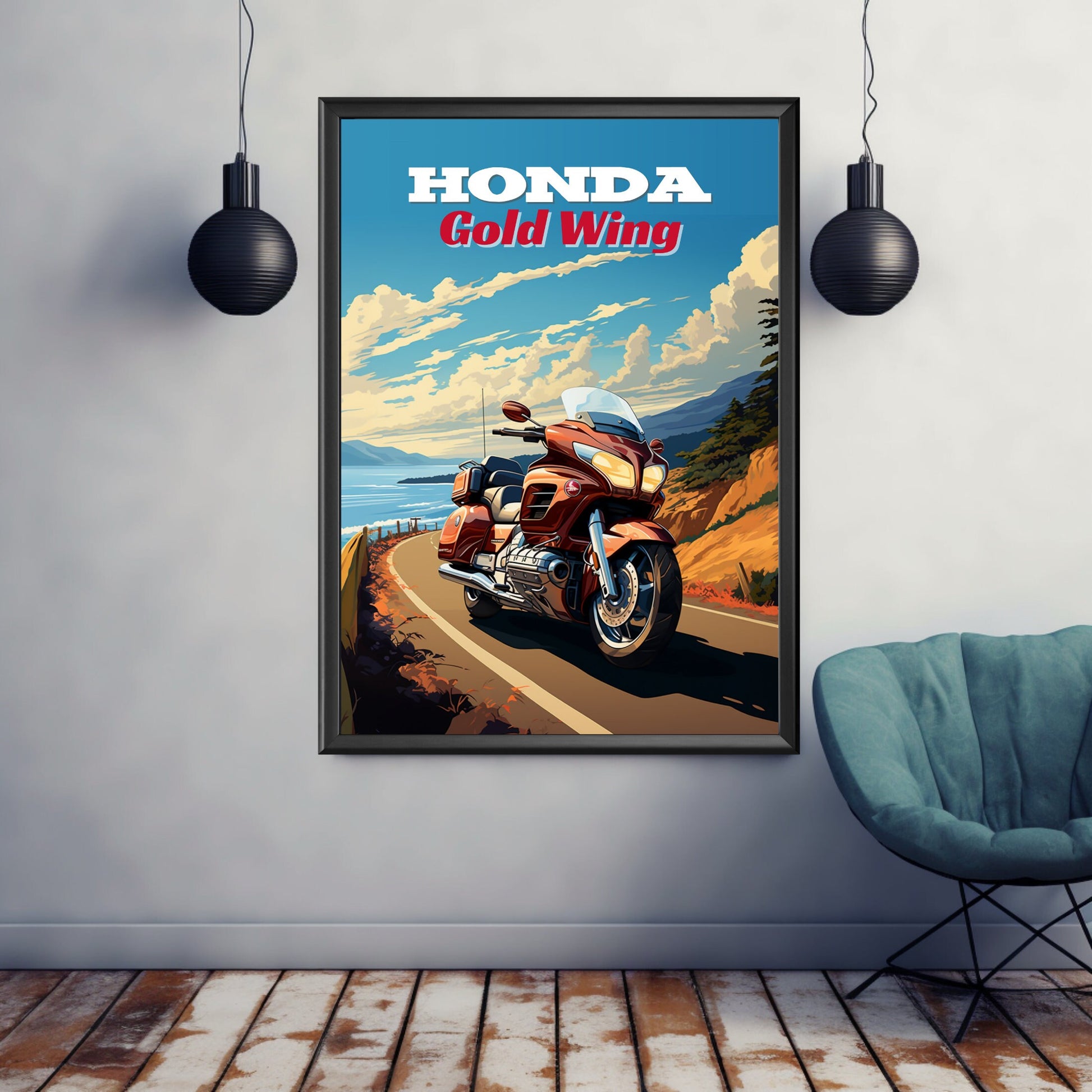 Honda Gold Wing Print