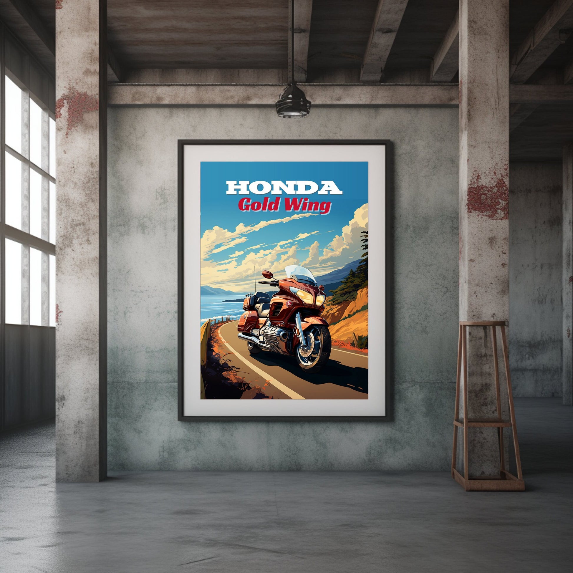 Honda Gold Wing Print