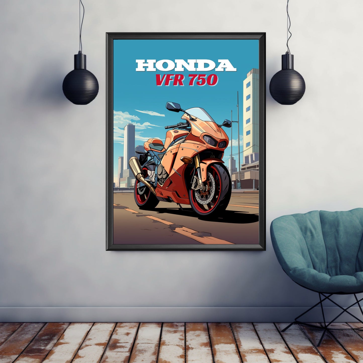 Honda VFR 750 Print