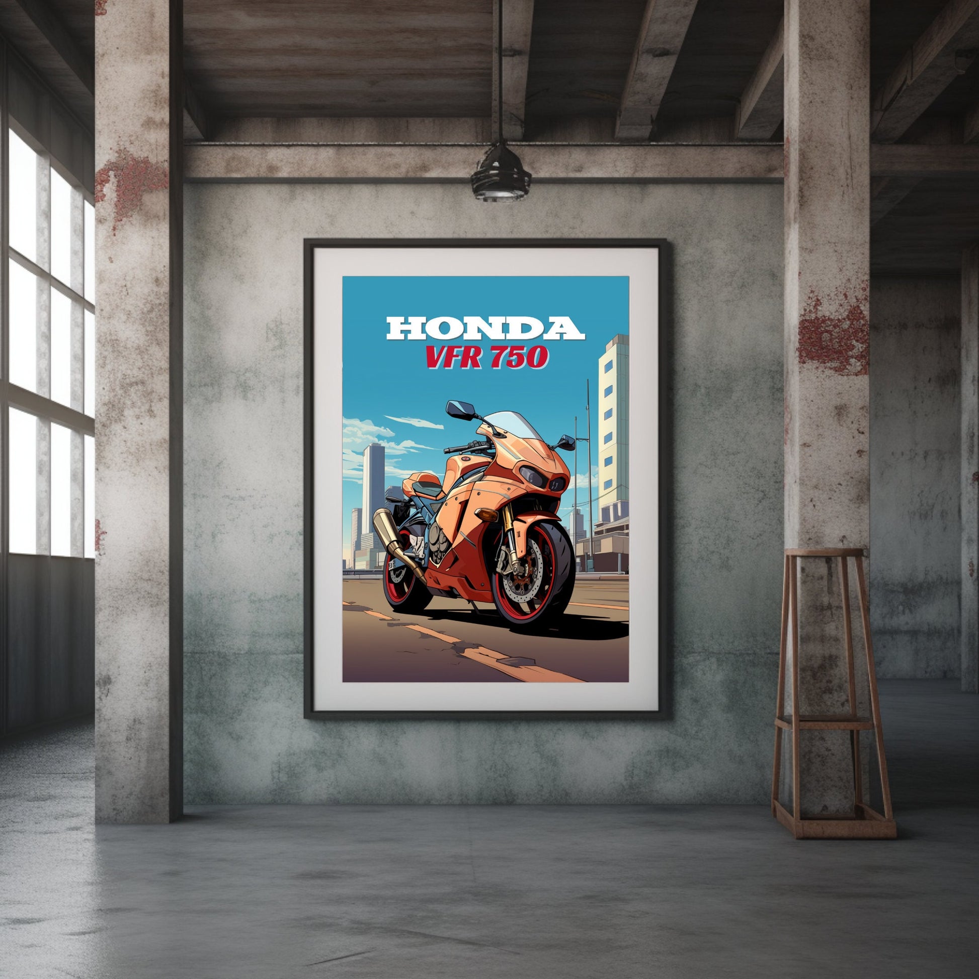 Honda VFR 750 Print