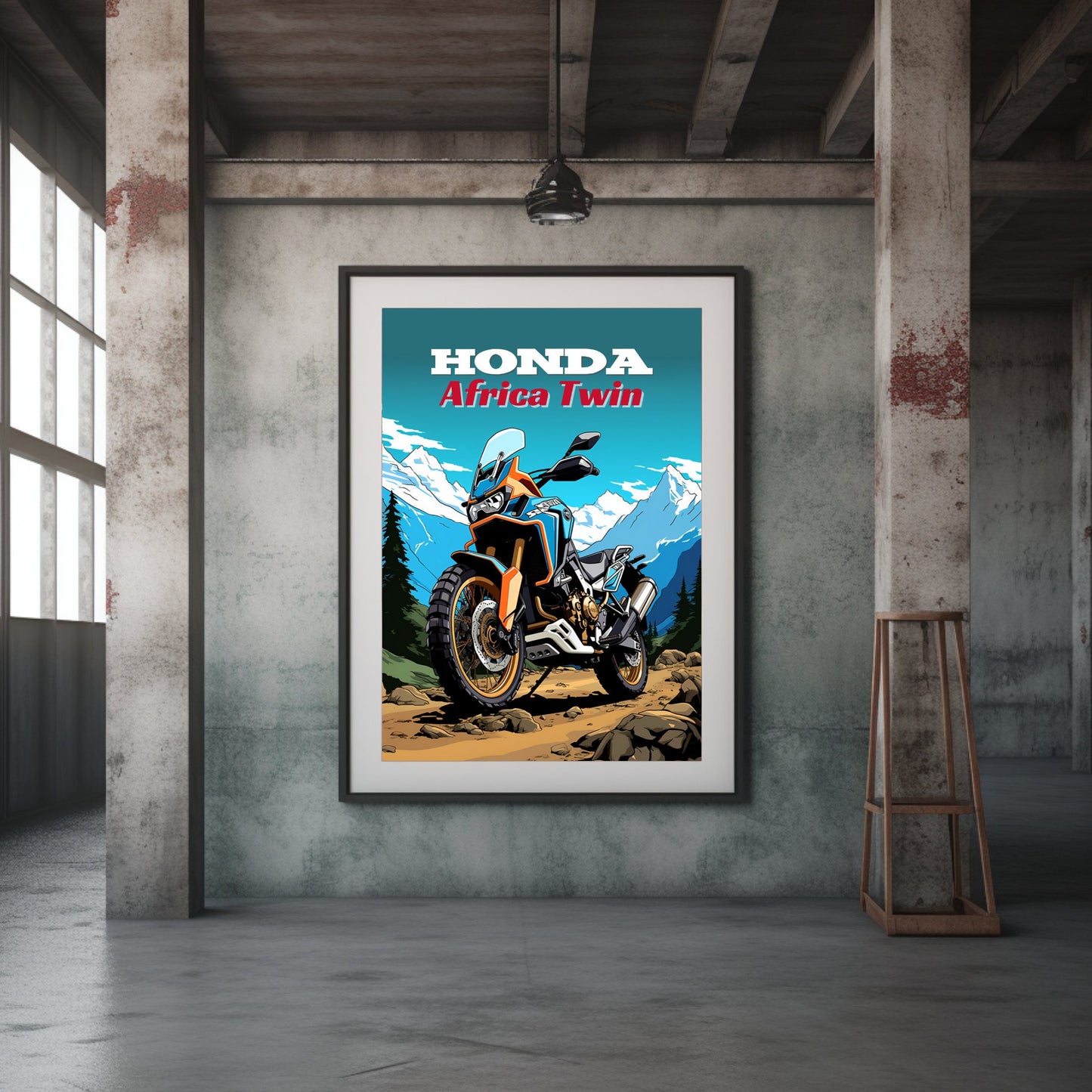 Honda Africa Twin Print