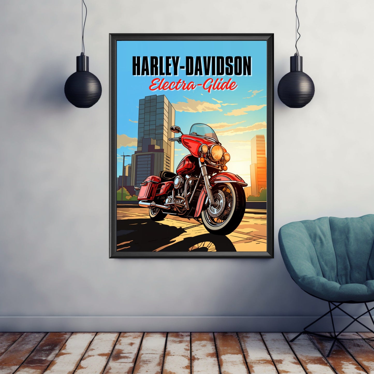 Harley-Davidson Electra-Glide Print